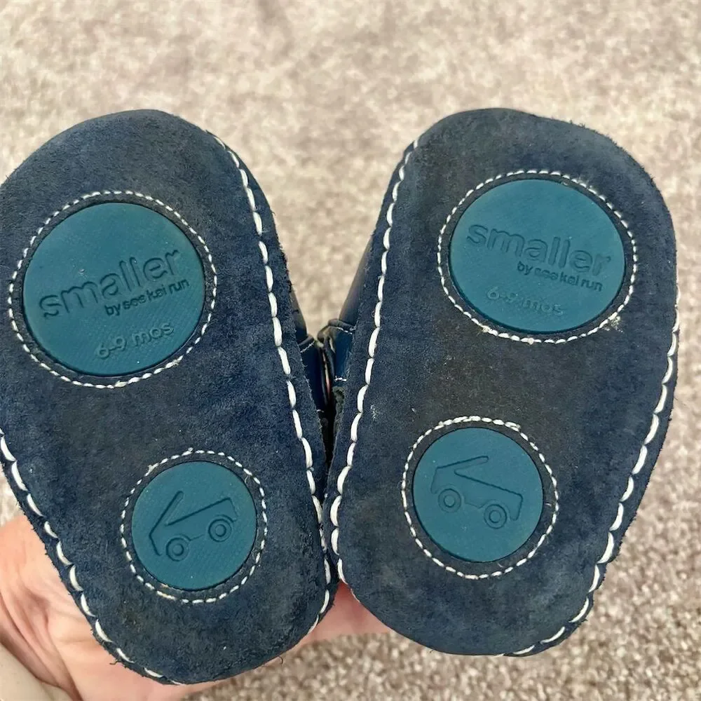 See Kai Run Infant Baby Shoes 6-9 Months Navy Blue Unisex